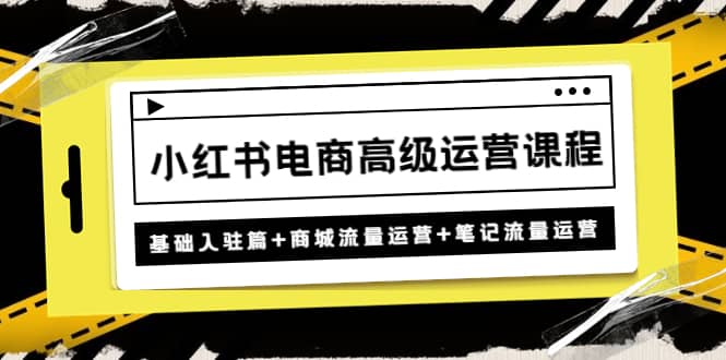 小红书电商高级运营课程：基础入驻篇 商城流量运营 笔记流量运营插图