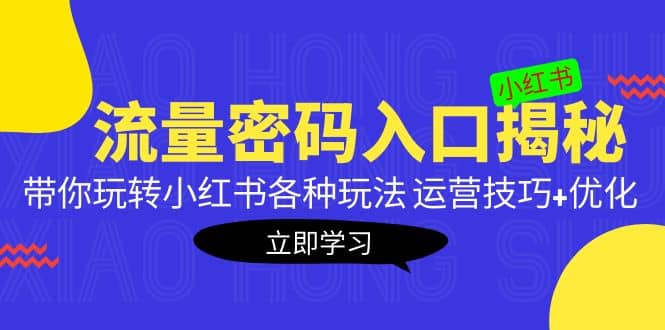 小红书流量密码入口揭秘：带你玩转小红书各种玩法 运营技巧 优化插图