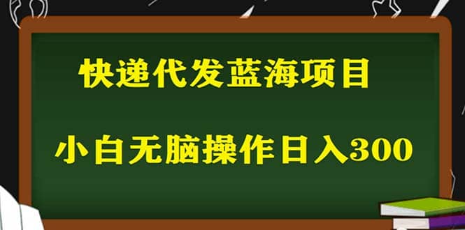 2023最新蓝海快递代发项目，小白零成本照抄插图