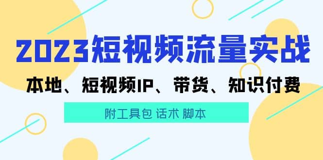 2023短视频流量实战 本地、短视频IP、带货、知识付费插图