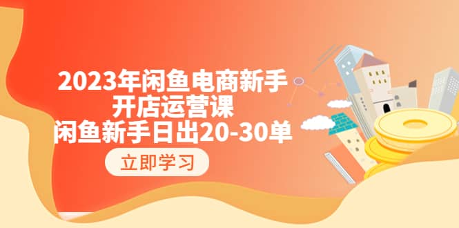 2023年闲鱼电商新手开店运营课：闲鱼新手日出20-30单（18节-实战干货）插图