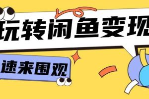 从0到1系统玩转闲鱼变现，教你核心选品思维，提升产品曝光及转化率-15节